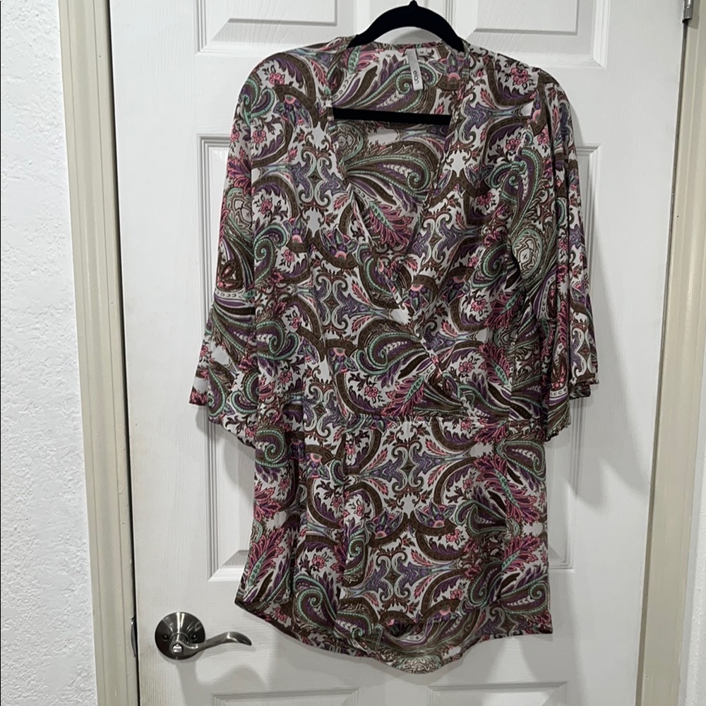 Paisley Print Women's Top